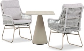 Tuinset 2 personen 707 cm Rope Zand/Beige Lifestyle Garden Furniture Vicente/Serino