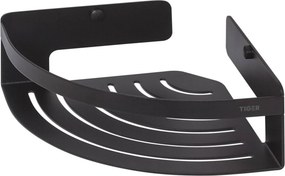Tiger Caddy doucherek hoekmontage 18,4x18,4x7cm zwart