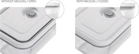 ZWILLING Fresh &amp; Save Vacuümdoos M, Kunststof, semitransparant-Grijs - Fresh &amp; Save - ZWILLING