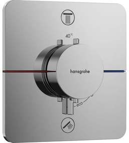 Hansgrohe Showerselect thermostaat inbouw voor 2 functies chroom 15583000