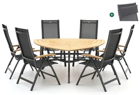 Hartman Troy/Triangular 170cm dining tuinset 7-delig