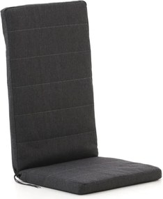 Dunne tuinkussen | Grijs-Antraciet  | Polyester/Polypropyleen | Madison | 124x48cm | Kees Smit Tuinmeubelen