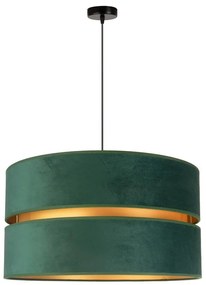 Hanglamp aan een koord DUO 1xE27/40W/230V groen/goud