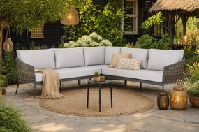 Hoek loungeset 5 personen Aluminium Taupe  Coco Ewa/Pacific