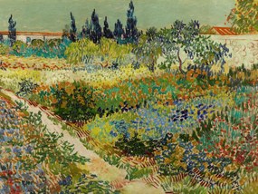 Kunstdruk Garden at Arles - Vincent van Gogh, (40 x 30 cm)