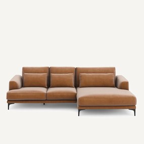 XL hoekbank rechts in fluweel, MARSILE