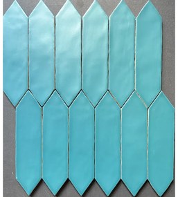 Terre d'Azur Barco wandtegel 7.5x30cm petrol mat