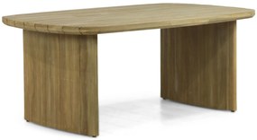 Dining Tuintafel 180 x 115 cm Teak Old teak greywash Falcon
