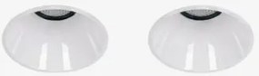 Pack Van 2 Inbouw Led Downlights Zonder Rand, Trimless, Rond Ø3,6 Cm Voor Buiten In Aluminium Orelva Wit & 3 W & 38º & Wit Koud 4000k - Sklum