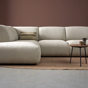 PEPP Interiors Soul Bruine Hoekbank Met Ottoman Links