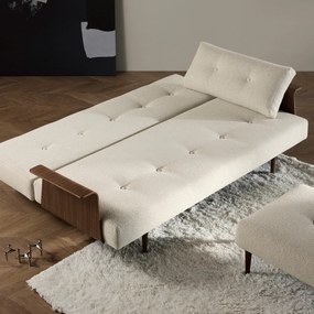 Innovation Living Recast Retro Slaapbank Met Walnoot Arm