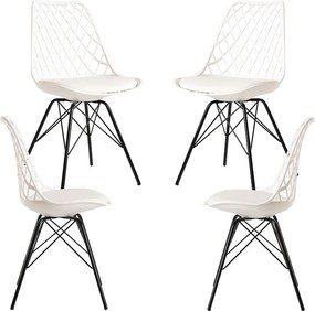 Pakket 4 Stoelen van Iron Mima