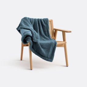 Plaid in fleece en sherpa, Maxine