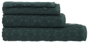 Handdoeken - Zware Kwaliteit - Gestipt Donkergroen (donkergroen)