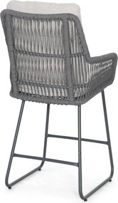 Barstoel Rope Grijs-antraciet Lifestyle Garden Furniture Vicente dining  antracite