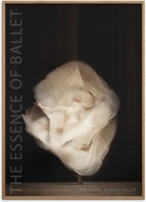 Ingelijste poster The Essence of Ballet 2 van eikenhout