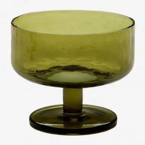 Pack Van 4 Cocktailglazen 33 Cl Van Leomie-glas Groen – Intens Olijf - Sklum
