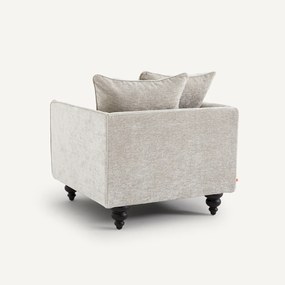 Fauteuil in gerecycled polyester, Lazare