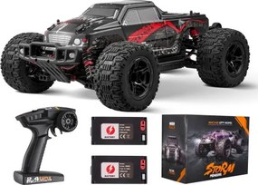 VEVOR 1:10 schaal afstandsbediening auto, All Terrain 4WD Off-Road Monster Truck met 45° Wheelie &amp; 2 accu's, 38 km/u hoge snelheid speelgoedauto - Ideaal voor kinderen vanaf 8 jaar, IPX4