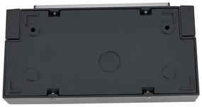 Buiten wandlamp zwart incl. LED IP54 met bewegingssensor solar - Judge