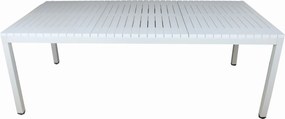 YASU WIT - MODERNE RECHTHOEKIGE TUINTAFEL (voor keuken, café, tuin), 210 cm