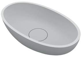 Riho Escala ovale waskom solid surface wit mat