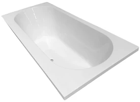 Mueller Porto Duo inbouw ligbad 180x80cm mat wit