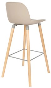 Zuiver Albert Kuip Extra Hoge Barkruk Taupe
