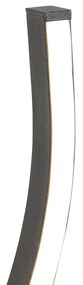 Design vloerlamp zwart met zilver incl. LED dimbaar - Blaze Design Binnenverlichting Lamp