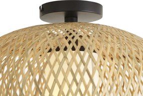 Japandi plafondlamp bamboo 42cm IP44 - Moana