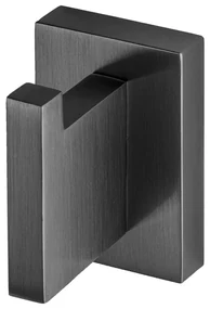 Haceka Edge Handdoekhaak - enkel - grafiet gunmetal 1208805