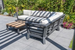 4 Seasons Outdoor Ibiza teak hoek/salontafel 84 x 84 cm  Bijzettafel    houtkleur weerbestendig