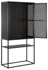 Must Living Spiderman Kast Op Hoge Poten Zwart - 88x40x175cm.