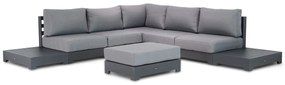 Loungeset 5 personen Aluminium Grijs Santika Furniture Santika Phantom