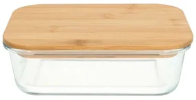 Vershoudschaal, glas en bamboe, 730 ml