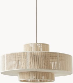 Grote hanglamp Lace van linnen draad