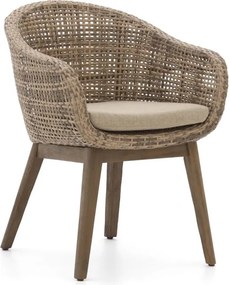 + 15% kassakorting | Dining tuinstoel | Intenso Venaco | Wicker (vlechtwerk) | Taupe | Kees Smit Tuinmeubelen