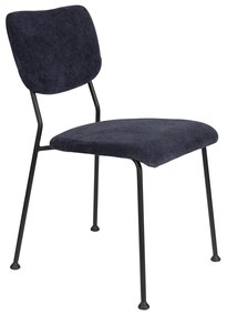 Zuiver Benson Design Eetkamerstoel Donkerblauw