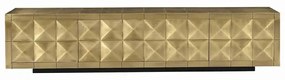 Richmond Interiors Collada Gouden Tv-meubel - 220x40x50cm.