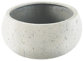 Pot Grigio Low Balloon antique white