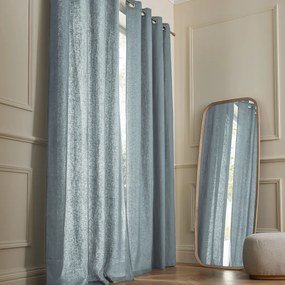 Gordijn in gewassen linnen met oogjes, Private