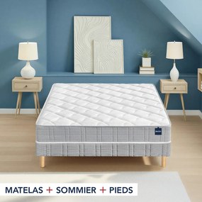 Ensemble matras in Bultex nano mousse en bedbodem
