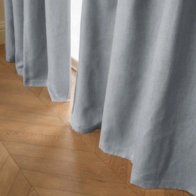 Verduisteringsgordijn van gewassen linnen, oogjes, Private