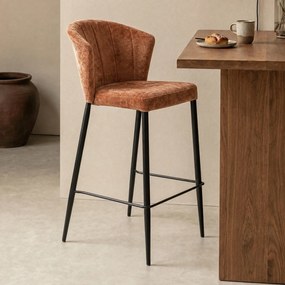 Dutchbone Georgia Terra Barkruk Vintage Velvet