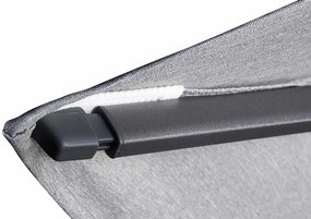 Zweefparasol  2.7 x 2.7m T2 (excl. voet) Grijs-antraciet Platinum Voyager