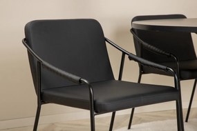 Jörn Eetkamerstoel - Mattias - Zwart - PU-Leer - Jörn