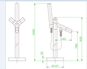 Best Design Strong vrijstaande badkraan