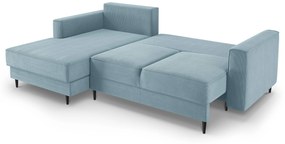 Slaapbank Fano ribstof links | Cosmopolitan Design