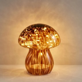 Decoratieve glazen ledlamp in paddenstoelvorm Onoki