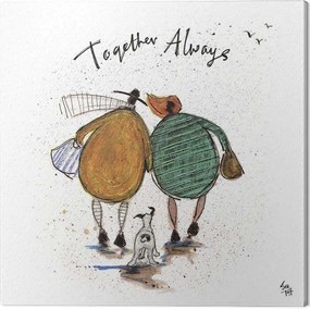 Schilderij op canvas Sam Toft - Together Always